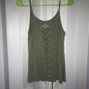 Soft & Sexy Lace Up Tank
